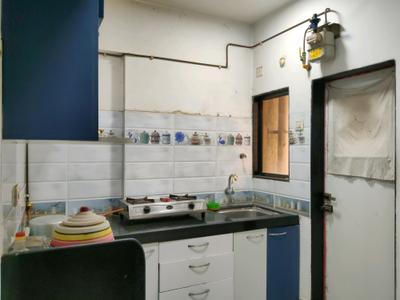Kitchen Image of 540 Sq.ft 1 BHK Apartment / Flat for rent in Kasarvadavali Thane for Rs. 20000