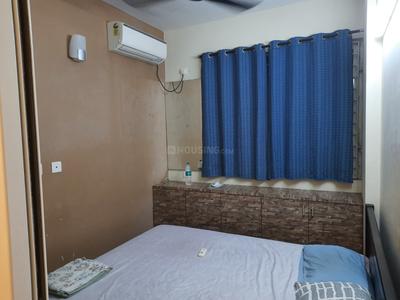 Bedroom Image of 639 Sq.ft 1 BHK Apartment / Flat for rent in Emami Tejomaya, Navalur Chennai for Rs. 27000