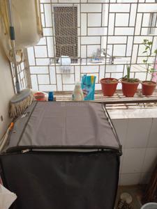 Balcony Image of 1100 Sq.ft 2 BHK Apartment / Flat for rent in Chupon Swarnim Square, Bhayli Vadodara for Rs. 21000