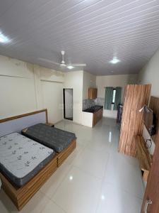Bedroom Image of 300 Sq.ft 1 RK Apartment / Flat for rent in Vijay Nagar Indore for Rs. 11500
