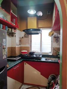 Kitchen Image of 800 Sq.ft 2 BHK Apartment / Flat for rent in Paschim Putiary Kolkata for Rs. 18000