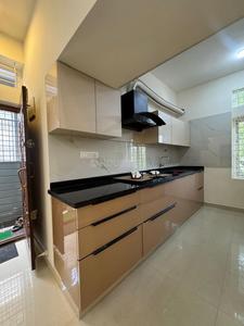 Kitchen Image of 1800 Sq.ft 3 BHK Builder Floor for rent in Kasturi Nagar Bengaluru for Rs. 75000
