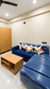 Image of 450 Sq.ft 1 BHK Apartment / Flat for rent in Mahalakshmi Nagar, Indore for Rs. 21000