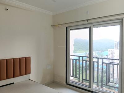 Bedroom Image of 525 Sq.ft 1 BHK Apartment / Flat for rent in Raunak Bliss, Kasarvadavali Thane for Rs. 19000