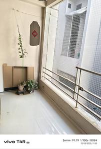Balcony Image of 758 Sq.ft 2 BHK Apartment / Flat for sale in Nirav Madhav Resi Cum Plaza Phase 1, New Karelibaug Vadodara for Rs. 3099000