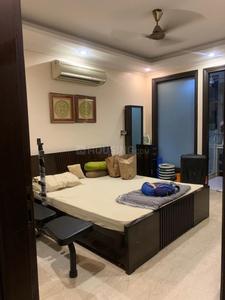 Bedroom Image of 1500 Sq.ft 3 BHK Builder Floor for rent in Greater Kailash New Delhi for Rs. 125000