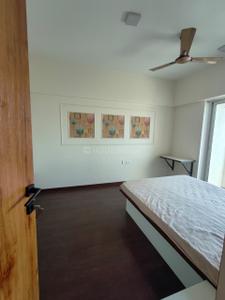Bedroom Image of 640 Sq.ft 1 RK Studio for rent in Lodha Belmondo, Gahunje Pune for Rs. 35000
