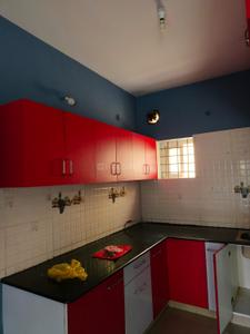 Kitchen Image of 1000 Sq.ft 2 BHK Independent House for rent in Kasturi Nagar Bengaluru for Rs. 27000