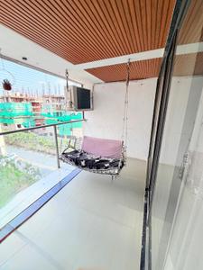 Balcony Image of 3450 Sq.ft 3 BHK Apartment / Flat for rent in Iscon Ambli Road Ahmedabad for Rs. 100000