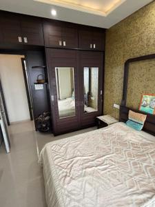 Bedroom Image of 450 Sq.ft 1 BHK Apartment / Flat for rent in Vasant Sarita, Kandivali East Mumbai for Rs. 40000