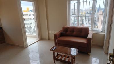 Living Room Image of 450 Sq.ft 1 BHK Apartment / Flat for rent in Nagavara Bengaluru for Rs. 25000