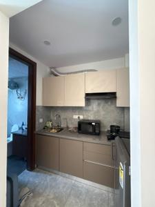Kitchen Image of 650 Sq.ft 1 RK Builder Floor for rent in Sector 27 Gurgaon for Rs. 28500
