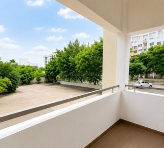 Balcony Image of 940 Sq.ft 2 BHK Apartment / Flat for rent in Vayusena Nagar Nagpur for Rs. 18000