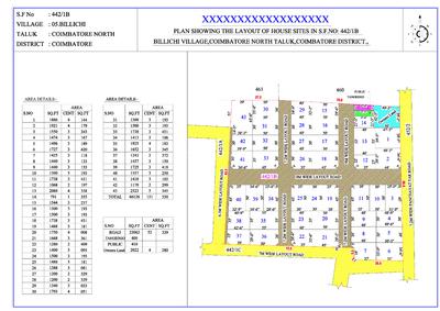 Image of 1400 Sq.ft Residential Plot / Land for sale in Mathampalayam, Coimbatore for Rs. 3050000