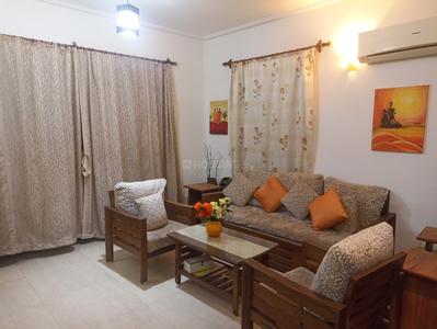 Hall Image of 800 Sq.ft 1 BHK Apartment / Flat for rent in Siolim Goa for Rs. 45000