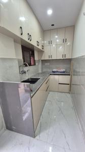 Kitchen Image of 400 Sq.ft 1 BHK Builder Floor for rent in Trivani Apartment, Jhilmil Colony New Delhi for Rs. 20000