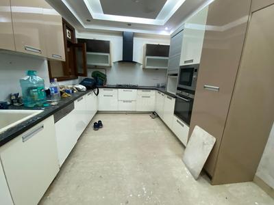 Kitchen Image of 2700 Sq.ft 4 BHK Builder Floor for rent in Gulmohar Park New Delhi for Rs. 200000