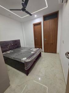 Bedroom Image of 580 Sq.ft 1 BHK Builder Floor for rent in Lajpat Nagar New Delhi for Rs. 28500