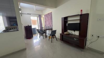 Living Room Image of 1215 Sq.ft 2 BHK Apartment / Flat for rent in Samved Alpine Heights, Navrangpura Ahmedabad for Rs. 33000