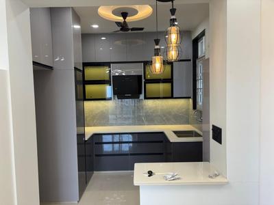 Kitchen Image of 900 Sq.ft 1 BHK Apartment / Flat for rent in Sector 14 Dwarka New Delhi for Rs. 42000