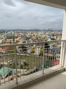 Balcony Image of 1510 Sq.ft 3 BHK Apartment / Flat for rent in Purva Westend Phase 1, Hongasandra Bengaluru for Rs. 66000