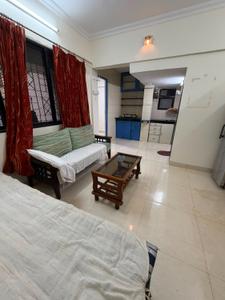 Hall Image of 450 Sq.ft 1 BHK Apartment / Flat for rent in Kandivali West Mumbai for Rs. 25000