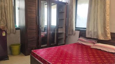 Bedroom Image of 950 Sq.ft 2 BHK Apartment / Flat for rent in Kalash Udhyan Complex, Kopar Khairane Navi Mumbai for Rs. 50000