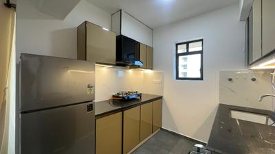 Kitchen Image of 580 Sq.ft 1 BHK Apartment / Flat for rent in Eroor Kochi for Rs. 32000