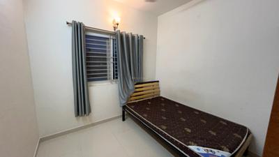 Bedroom Image of 1000 Sq.ft 2 BHK Apartment / Flat for rent in Thanisandra Bengaluru for Rs. 25000