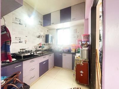 Kitchen Image of 990 Sq.ft 2 BHK Apartment / Flat for sale in Nirnay Nagar Ahmedabad for Rs. 5000000