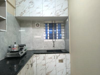 Kitchen Image of 550 Sq.ft 1 BHK Builder Floor for rent in Kodathi Bengaluru for Rs. 19000