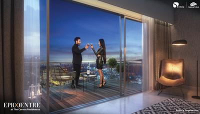 Balcony Image of 627 Sq.ft 2 BHK Apartment / Flat for sale in Shapoorji Pallonji The Canvas Residences, Sewri Mumbai for Rs. 25000000
