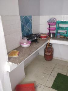 Kitchen Image of 600 Sq.ft 1 BHK Apartment / Flat for rent in Trehan Ags Green Extn, Nagla Samawadi Alwar for Rs. 8000