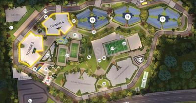 Image of 967 Sq.ft 2 BHK Apartment / Flat for sale in Geras Joy On The Treetops, Hinjawadi Phase 3, Pune for Rs. 7000000