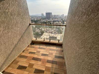 Balcony Image of 2200 Sq.ft 3 BHK Apartment / Flat for rent in Kopar Khairane Navi Mumbai for Rs. 95000