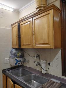 Kitchen Image of 1800 Sq.ft 3 BHK Builder Floor for rent in Tagore Garden Extension New Delhi for Rs. 54000