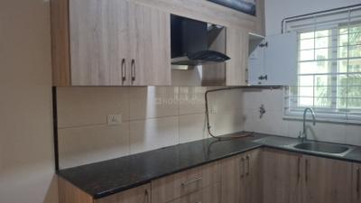 Kitchen Image of 1695 Sq.ft 3 BHK Apartment / Flat for rent in L And T Raintree Boulevard, Sahakara Nagar Bengaluru for Rs. 85000