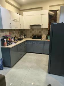 Kitchen Image of 1250 Sq.ft 3 BHK Builder Floor for rent in Sector 14 Gurgaon for Rs. 58000