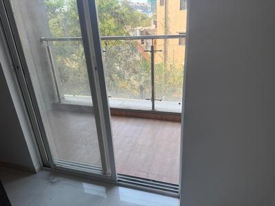 Balcony Image of 591 Sq.ft 1 BHK Apartment / Flat for rent in Bramhacorp Waterbay, Wadgaon Sheri Pune for Rs. 25000