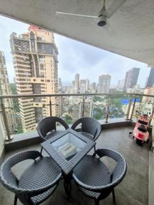 Balcony Image of 2500 Sq.ft 4 BHK Apartment / Flat for rent in Orbit Heights, Grant Road Mumbai for Rs. 450000