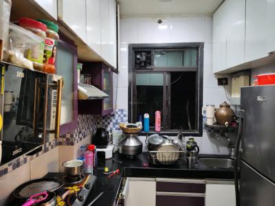 Kitchen Image of 430 Sq.ft 1 BHK Apartment / Flat for rent in Horizon Prime, Kasarvadavali Thane for Rs. 15000