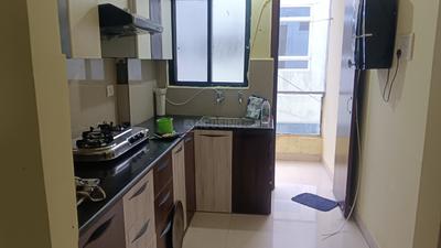 Kitchen Image of 1600 Sq.ft 3 BHK Apartment / Flat for rent in H N S S Prime, Silicon City Indore for Rs. 20000