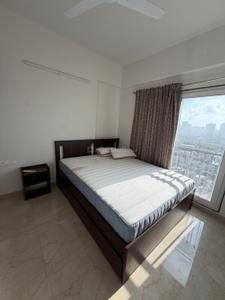 Bedroom Image of 1100 Sq.ft 2 BHK Apartment / Flat for rent in Shapoorji Pallonji BKC, Bandra East Mumbai for Rs. 130000