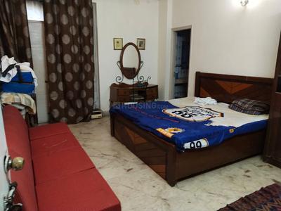 Bedroom Image of 1200 Sq.ft 1 BHK Builder Floor for rent in Panchsheel Park New Delhi for Rs. 50000