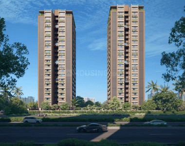 Image of 2835 Sq.ft 3 BHK Apartment / Flat for sale in Auxeria, Kudasan, Gandhinagar for Rs. 11970000