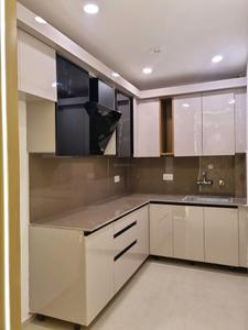 Kitchen Image of 900 Sq.ft 3 BHK Apartment / Flat for sale in Hans Luxury Floor, Hastsal New Delhi for Rs. 6200000