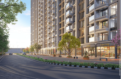 Image of 920 Sq.ft 2 BHK Apartment / Flat for sale in L And T Island Cove, Mahim, Mumbai for Rs. 33500000