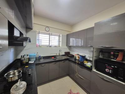 Kitchen Image of 1500 Sq.ft 3 BHK Apartment / Flat for rent in Brookefield Bengaluru for Rs. 58000