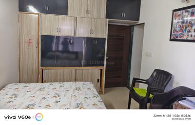 Bedroom Image of 700 Sq.ft 1 BHK Apartment / Flat for rent in LK Vrundavan Residency II, Sargasan Gandhinagar for Rs. 21000