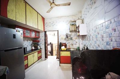 Kitchen Image of 768 Sq.ft 3 BHK Apartment / Flat for sale in Maninagar Ahmedabad for Rs. 8500000
